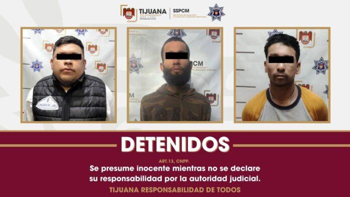 Arresta Policía Municipal a tres personas por portación de arma de fuego durante operativos preventivos