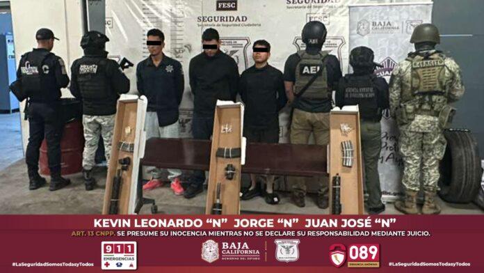 GRUPO PROTEO ASEGURA ARMAMENTO Y DETIENE A TRES INDIVIDUOS PERTENECIENTES A UNA CÉLULA CRIMINAL.lasnoticias.info