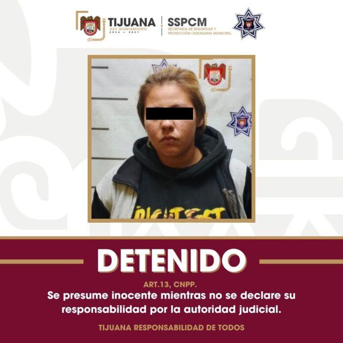 Arresta Policía Municipal de Tijuana a presunta homicida