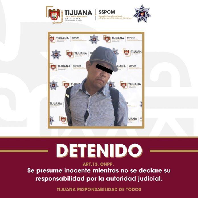 Asegura Policía Municipal a presunto responsable de causar daños en la Torre Estrella