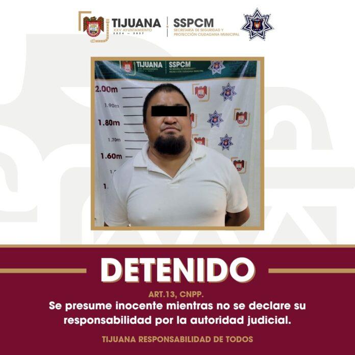 Detiene Policía Municipal a objetivo prioritario por delitos contra la salud en la colonia Castillo