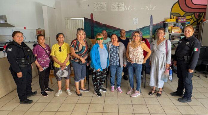 Imparte SSPCM plática preventiva sobre extorsión y fraudes a mujeres del Centro Comunitario Gran Tenochtitlan