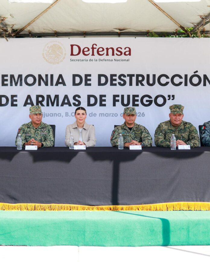 DESTRUYEN EN BAJA CALIFORNIA MÁS DE 1 MIL 700 ARMAS DECOMISADAS PARA FORTALECER LA PAZ: GOBERNADORA MARINA DEL PILAR.lasnoticias.info