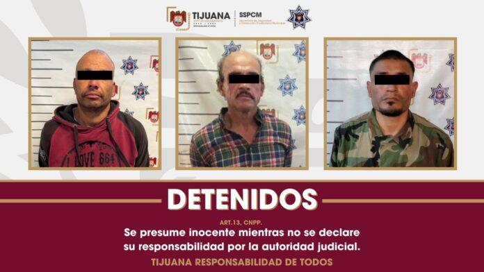 Asegura SSPCM a tres personas con órdenes de aprehensión activas por diversos delitos