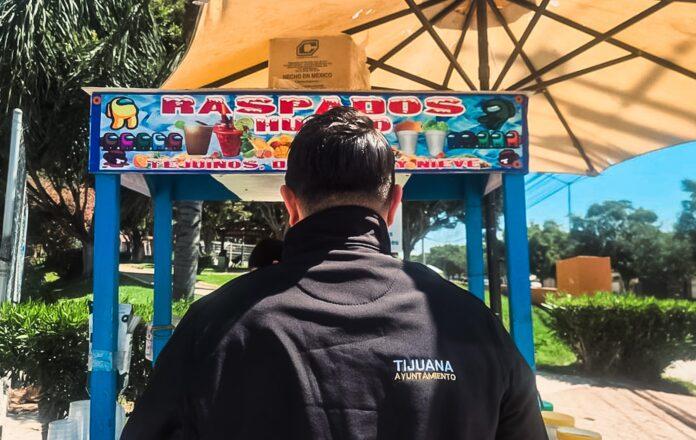 Realiza XXV Ayuntamiento de Tijuana operativo de inspección a comercio ambulante en la Zona Este