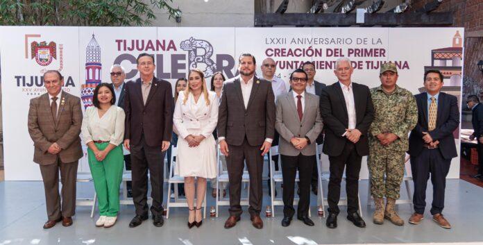 Encabeza Ismael Burgueño acto cívico por el LXXII Aniversario de la creación del Primer Ayuntamiento de Tijuana