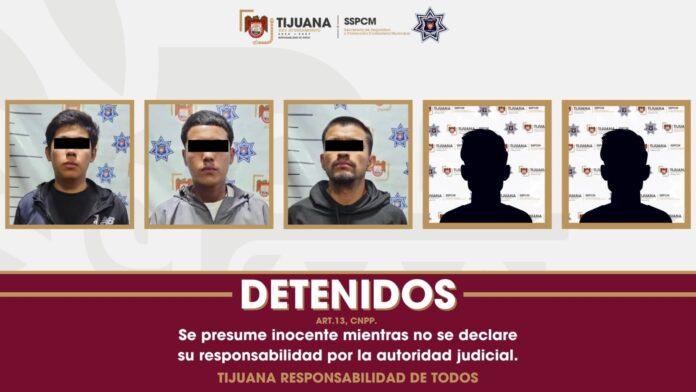 Asegura Policía Municipal a cinco personas por allanamiento de morada y robo a casa habitación en Santa Fe