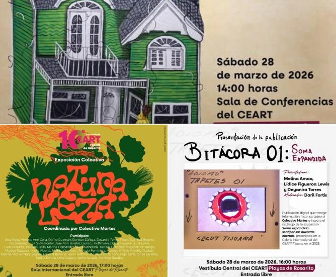 CEART PLAYAS DE ROSARITO PRESENTA EXPOSICIONES Y ACTIVIDAD EDITORIAL EN EL MARCO DEL 8M.lasnoticias.info