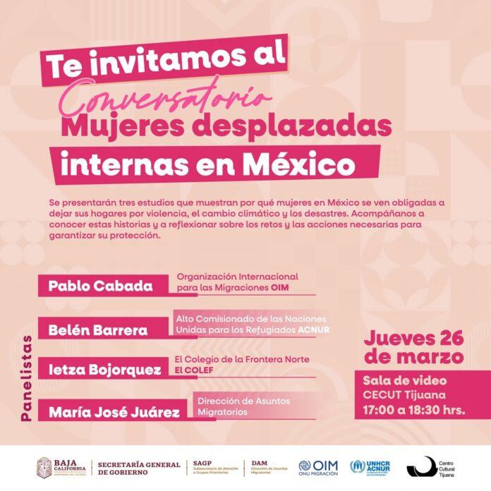 INVITA SECRETARÍA GENERAL DE GOBIERNO A CONVERSATORIO SOBRE MUJERES Y DESPLAZAMIENTO FORZADO.lasnoticias.info