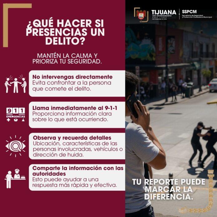 Exhorta SSPCM a la ciudadanía a reportar delitos y priorizar su seguridad