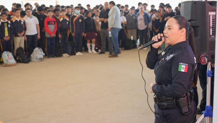 Fortalece SSPCM entornos escolares con programa 'Escuela Informada, Escuela Segura' en Valle Dorado