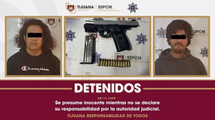 Detiene SSPCM a dos hombres tras ataque armado y asegura arma de fuego en operativo coordinado