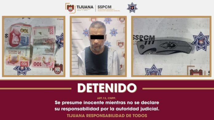 Detiene Policía Municipal a sujeto por robo con violencia a comercio