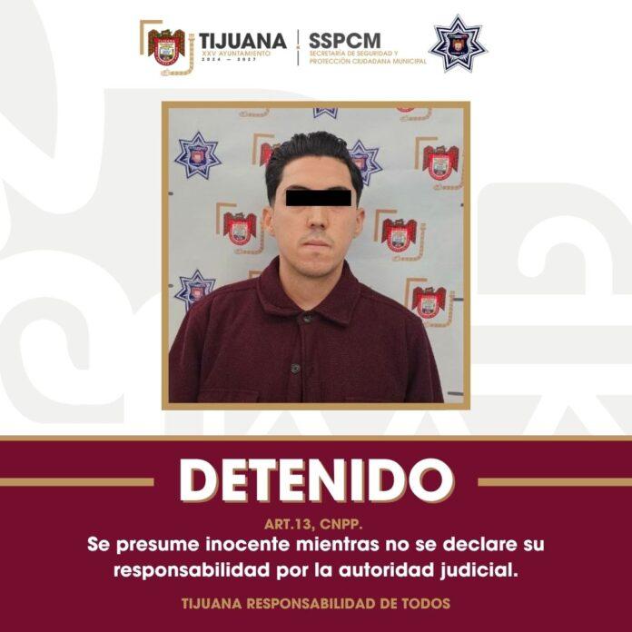 Asegura Policía Municipal a hombre por lesiones y violencia contra la mujer