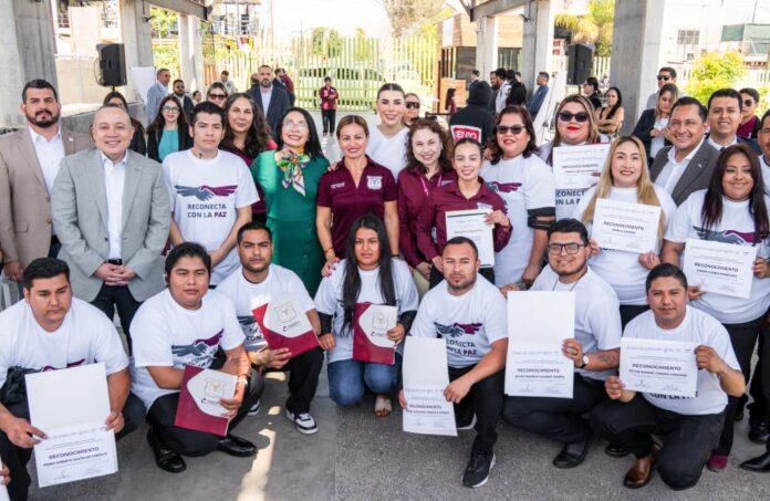 RECONOCE GOBERNADORA MARINA DEL PILAR A PRIMERA GENERACIÓN DE JÓVENES DE LA ESTRATEGIA “RECONECTA CON LA PAZ”.lasnoticias.info