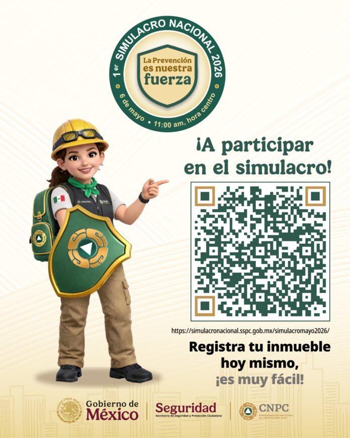 INVITA PROTECCIÓN CIVIL ESTATAL A PARTICIPAR EN EL PRIMER SIMULACRO NACIONAL 2026.lasnoticias.info