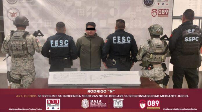 INTERCEPTA FUERZA ESTATAL A CONDUCTOR EN POSESIÓN DE ARMA LARGA.lasnoticias.info