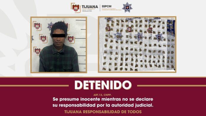 Detienen agentes municipales a sujeto por