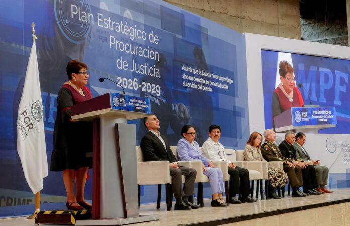 RESPALDA GOBERNADORA MARINA DEL PILAR PLAN ESTRATÉGICO DE PROCURACIÓN DE JUSTICIA PRESENTADO POR LA FISCALÍA GENERAL DE LA REPÚBLICA