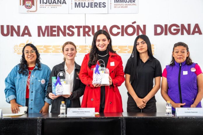Entrega Gobierno de Tijuana 150 kits de gestión menstrual a niñas y adolescentes de la ciudad