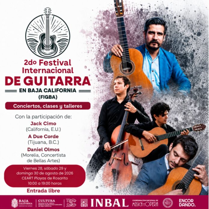 CEART PLAYAS DE ROSARITO SERÁ SEDE DEL 2º FESTIVAL INTERNACIONAL DE GUITARRA EN BAJA CALIFORNIA.lasnoticias.info