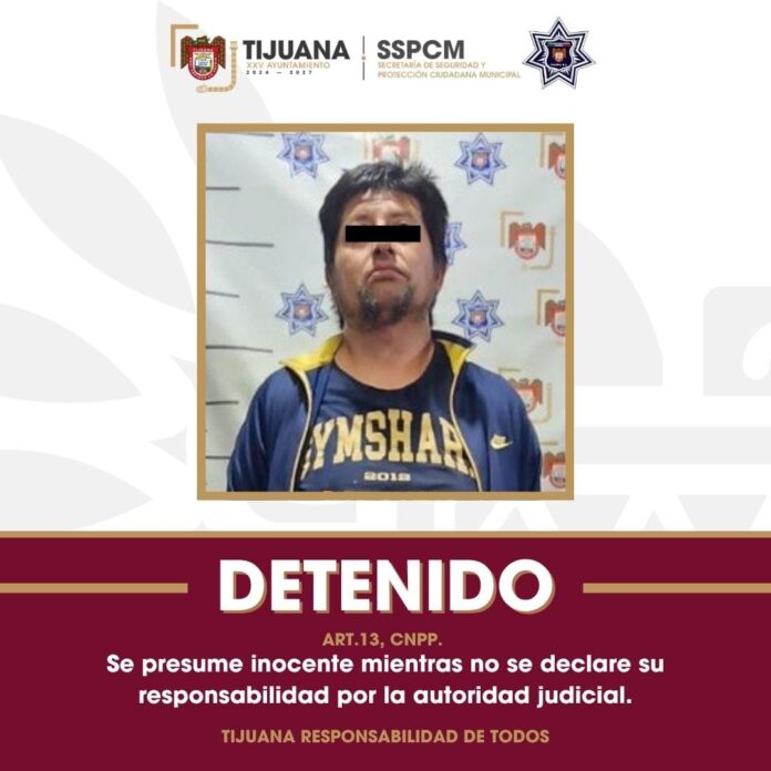 Detiene Policía Municipal a hombre por violencia contra la mujer y lesiones