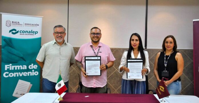 FIRMA CONALEP BC CONVENIO DE COLABORACIÓN CON EL SAT DE BAJA CALIFORNIA.lasnoticias.info
