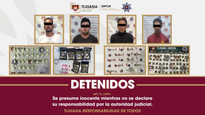 Detienen elementos de la SSPCM en distintos hechos a cuatro personas por presuntos delitos contra la salud y aseguran diversas drogas Detienen elementos de la SSPCM en distintos hechos a cuatro personas por presuntos delitos contra la salud y aseguran diversas drogas