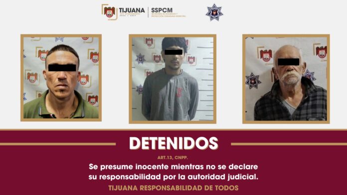 Capturan elementos de la SSPCM a tres hombres con órdenes de aprehensión vigentes en distintos hechos