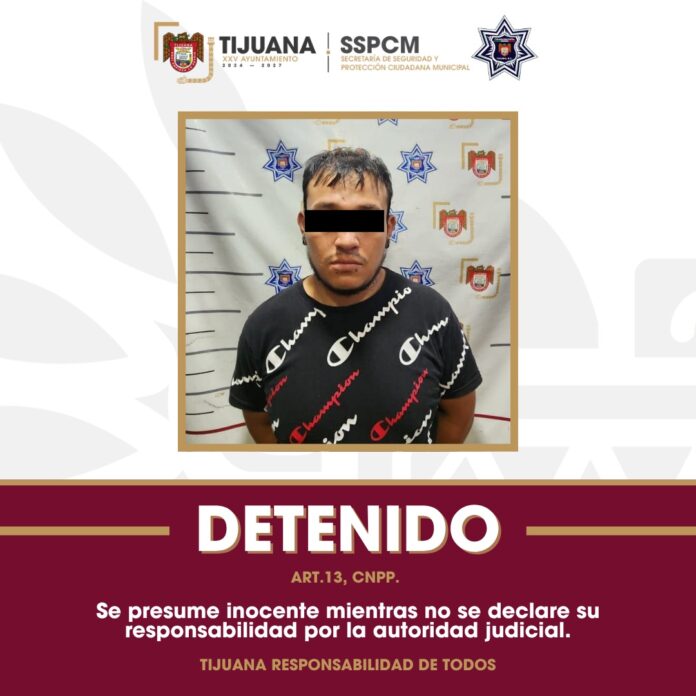 Detienen elementos de la SSPCM a un hombre por allanamiento de morada; contaba con una orden de aprehensión activa