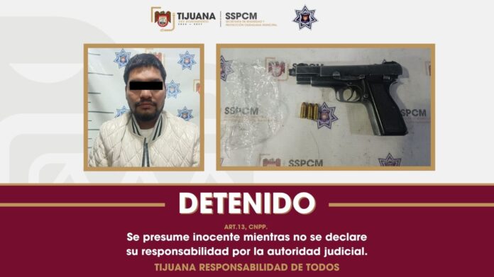 Asegura SSPCM a hombre por posesión de un arma de fuego Asegura SSPCM a hombre por posesión de un arma de fuego