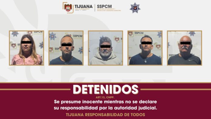 Detienen policías municipales a cinco personas señaladas por presunta privación ilegal de la libertad, allanamiento de morada y lesiones