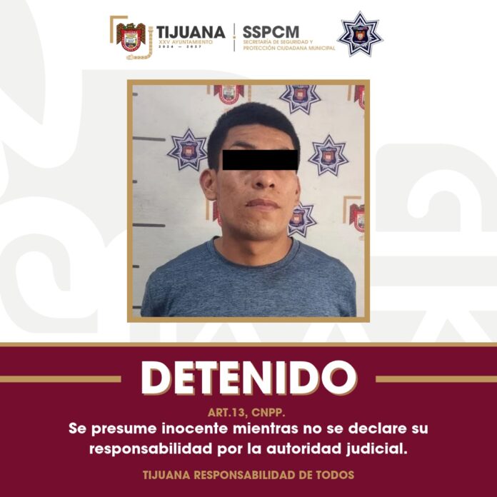 Asegura Policía Municipal a hombre por delito de lesiones Asegura Policía Municipal a hombre por delito de lesiones