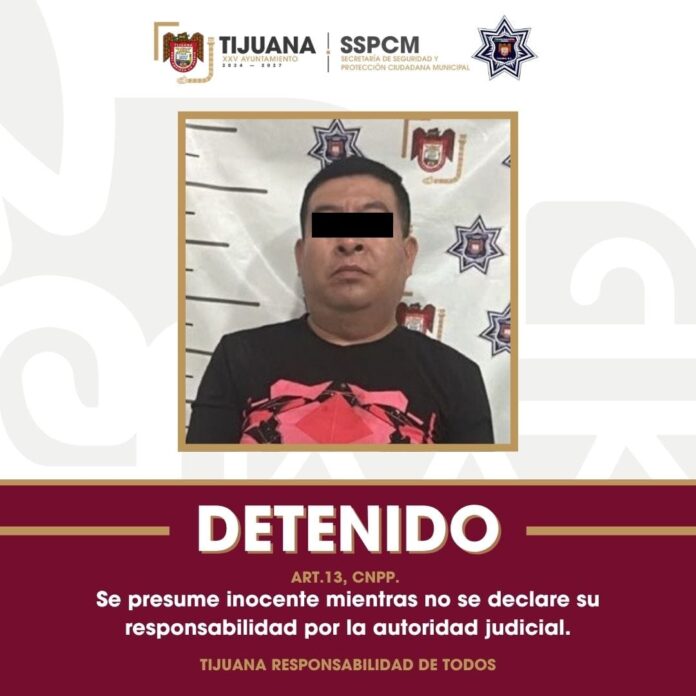 Arresta Policía Municipal a hombre por presuntamente agredir a una mujer